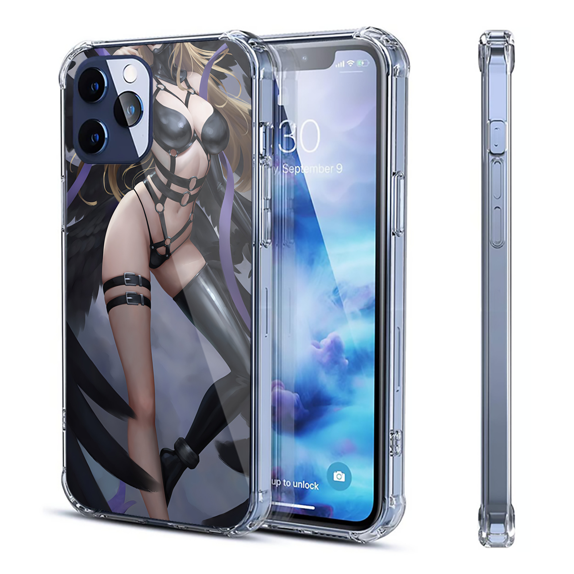 （画像用） Digimon デジタルモンスター/デジモン 【iPhone 12シリーズ対応】透明スマホケース（クリアソフトケース）